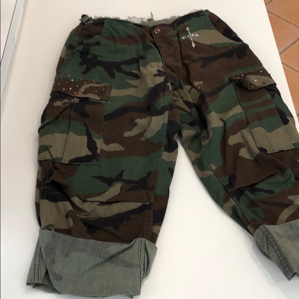 Glam and bling original military pants